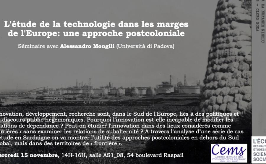 "L'étude de la technologie dans les marges de l'Europe : une approche postcoloniale"
